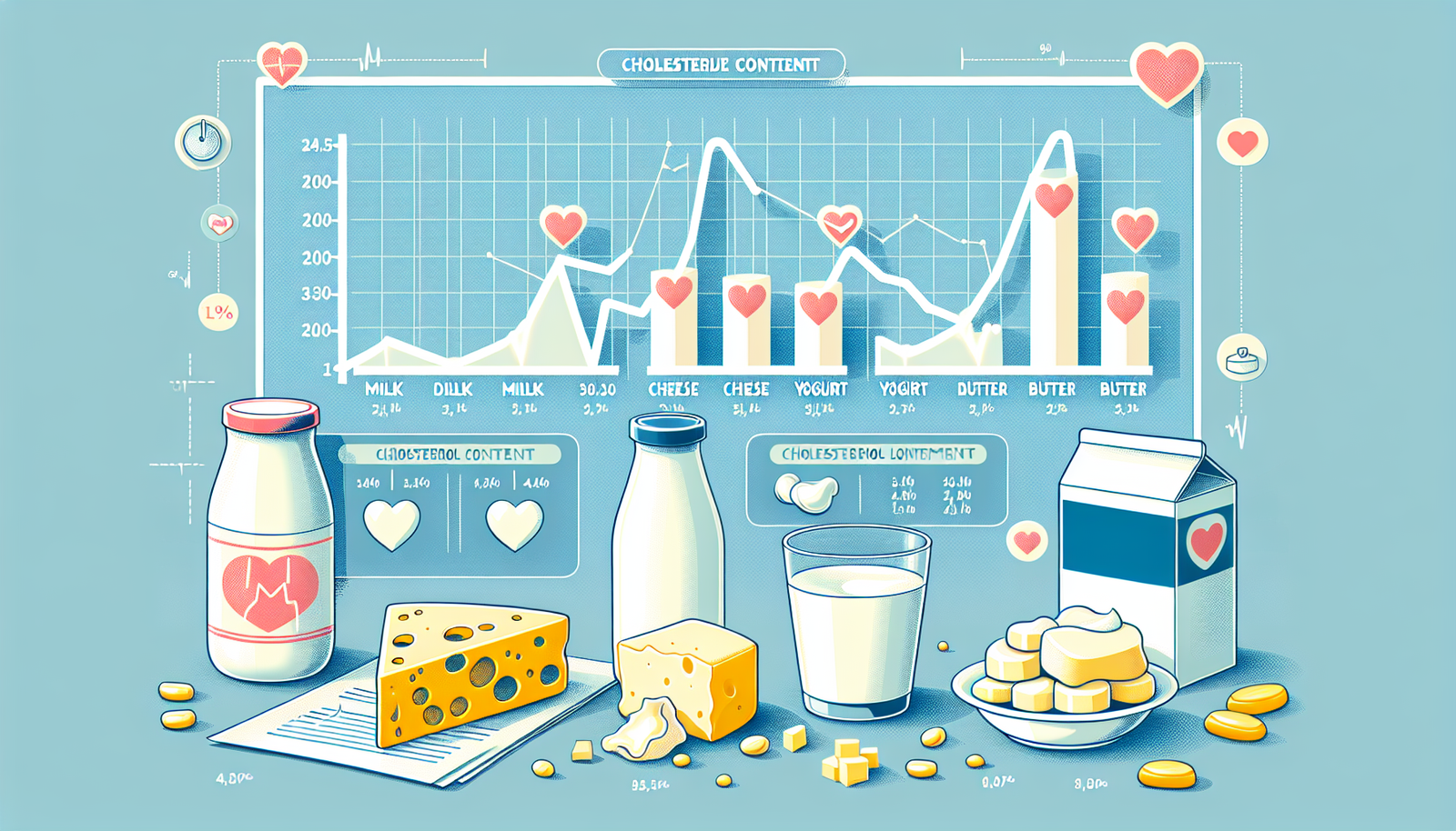 Cholesterol Content of Dairy Products