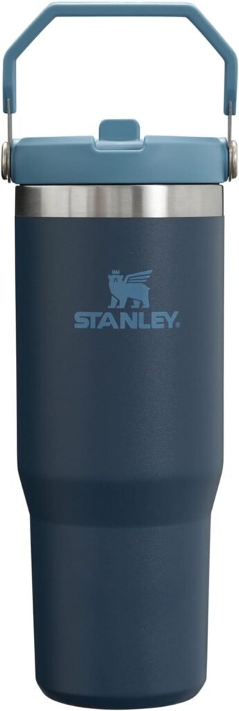 STANLEY IceFlow Stainless Steel Tumbler with Straw, Vacuum Insulated Water Bottle for Home, Office or Car, Reusable Cup with Straw Leak Resistant Flip